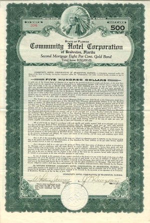 Community Hotel Corporation - $500